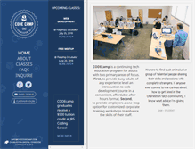 Tablet Screenshot of chscodecamp.com
